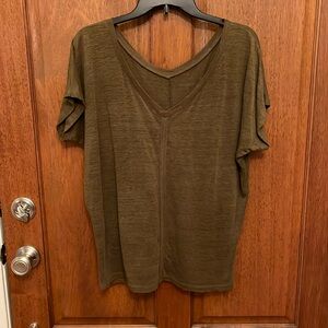 Eileen Fisher Linen Jersey Tee XS